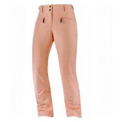 Damskie Spodnie Snowboardowe Edge. Czerwone spodnie narciarskie Salomon, bez wzorów, snowboardowy. Za 630.99 zł.