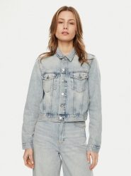 Calvin Klein Jeans Kurtka jeansowa 90's J20J224544 Niebieski Regular Fit. Niebieskie kurtki Calvin Klein Jeans, l, bez wzorów, z bawełny, bez kaptura. Za 279.99 zł.