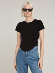 G-Star Koszulka w kolorze czarnym rozmiar: XS. Czarne bluzki G-Star, xs, bez wzorów, z bawełny, retro, bez kołnierzyka, bez ramiączek. Za 74.46 zł.