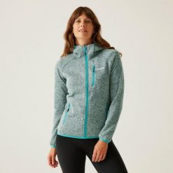 Bluza damska z kapturem Regatta Newhill II. Niebieskie bluzy sportowe Regatta, m, bez wzorów, z dzianiny, z kapturem. Za 271.45 zł.