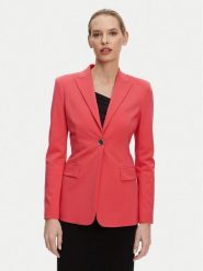 PINKO Marynarka 104903 A1L3 Koralowy Regular Fit. Pomarańczowe marynarki i żakiety Pinko, l, bez wzorów, z syntetyku. Za 999.99 zł.