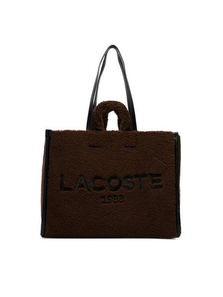 Lacoste Torebka NU5117HX Biały. Białe shopper Lacoste, bez wzorów, z materiału, bez dodatków. Za 814.99 zł.