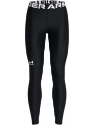 Under Armour Legginsy sportowe "HeatGear" w kolorze czarnym rozmiar: L. Czarne legginsy Under Armour, l, bez wzorów, z materiału. Za 118.84 zł.