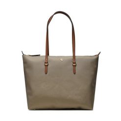 Torebka LAUREN RALPH LAUREN. Brązowe shopper Lauren Ralph Lauren, bez wzorów, bez dodatków. Za 479.99 zł.