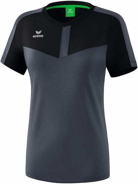 Erima Koszulka sportowa "Squad" w kolorze czarno-szarym rozmiar: 38. Czarne koszulki sportowe Erima, bez wzorów, z materiału, bez ramiączek, outdoorowe. Za 52.42 zł.