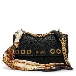Torebka Just Cavalli. Czarne torebki klasyczne Just Cavalli, bez wzorów, bez dodatków. Za 759.99 zł.