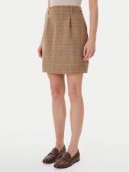 Barbour Spódnica mini Petunia Mini LSK0151BL31 Beżowy Reglan Fit. Brązowe spódnice Barbour, bez wzorów, z syntetyku, mini. Za 589.99 zł.