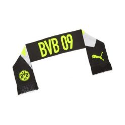 Szalik Borussia Dortmund Essentials PUMA. Czarne szaliki Puma, na jesień, bez wzorów, z dzianiny. Za 109.00 zł.