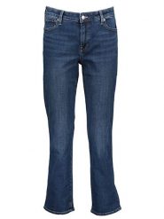 GAP Dżinsy - Regular fit - w kolorze granatowym rozmiar: W35. Niebieskie jeansy GAP, bez wzorów. Za 127.45 zł.