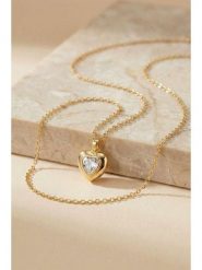 Heliophilia Naszyjnik z zawieszką rozmiar: onesize. Żółte naszyjniki Heliophilia, z mosiądzu. Za 26.99 zł.