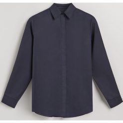 Bawełniana koszula - Granatowy. Koszule Reserved. Za 199.99 zł.