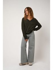 AUTHENTIC CASHMERE Kaszmirowy sweter "Gardoria" w kolorze khaki rozmiar: L. Brązowe swetry AUTHENTIC CASHMERE, l, bez wzorów, z kaszmiru, bez ramiączek. Za 369.99 zł.