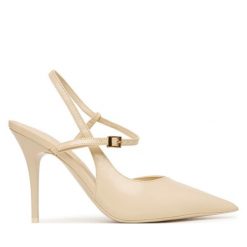 Szpilki Aldo. Białe szpilki Aldo, bez wzorów, bez obcasa, na szpilce, bez zapięcia. Za 359.99 zł.