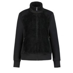 Kardigan polarowy - casual - Damski - Luhta Eirala - bez rękawów, polar - Czarny. Czarne kardigany Luhta, l, bez wzorów, z materiału. Za 357.40 zł.