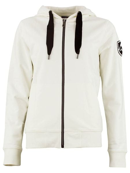 Peak Mountain Bluza "Aclara" w kolorze kremowym rozmiar: M. Brązowe bluzy Peak Mountain, m, z aplikacjami, z bawełny, bez kaptura. Za 179.95 zł.