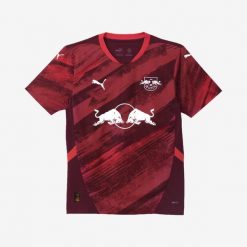 Koszulka piłkarska Lipsk wyjazdowa sezon 24/25. Bluzki Puma, s, bez wzorów, z materiału, sportowe, bez kołnierzyka, bez ramiączek. W wyprzedaży za 249.99 zł.