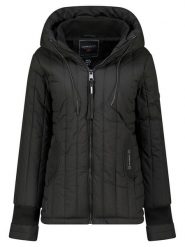 Geographical Norway Kurtka pikowana "Bitia" w kolorze czarnym rozmiar: XXL. Czarne topy Geographical Norway, xxl, bez wzorów, bez kołnierzyka, bez ramiączek. Za 138.70 zł.