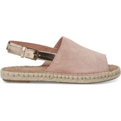 Toms Sandały damskie Bloom Suede / Rose Gold Specchio Clara (rozmiar 36). Czerwone sandały Toms, bez wzorów, z gumy, bez obcasa, bez zapięcia. W wyprzedaży za 234.00 zł.