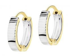 Złote kolczyki - koła. Żółte kolczyki Apart, złote. Za 1,479.00 zł.