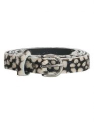 HIDE & STITCHES Skórzany pasek w kolorze brązowo-kremowym rozmiar: 65. Brązowe paski HIDE & STITCHES, bez wzorów, z materiału. Za 69.91 zł.