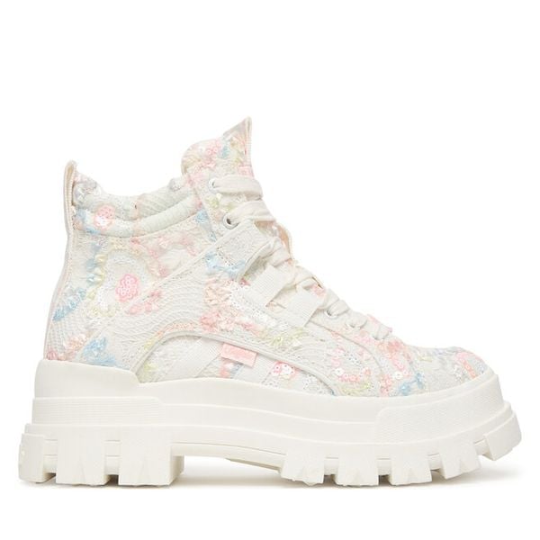 Trzewiki Buffalo. Botki Buffalo, bez wzorów, bez obcasa, na płaskiej podeszwie, bez zapięcia. Za 559.99 zł.