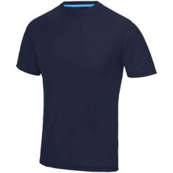Koszulka SuperCool Performance Unisex Dla Dorosłych. Niebieskie bluzki JUST COOL, s, bez wzorów, sportowe, bez kołnierzyka, bez ramiączek. Za 70.99 zł.