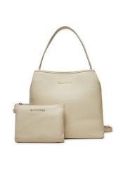 Valentino Torebka Brixton VBS7LX03 Écru. Torebki klasyczne Valentino, bez wzorów, ze skóry, bez dodatków. Za 459.99 zł.