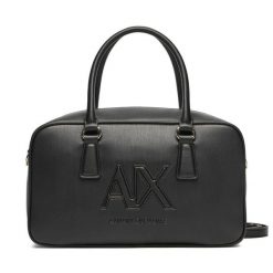 Torebka Armani Exchange. Czarne torebki klasyczne Armani Exchange, bez wzorów, bez dodatków. Za 619.99 zł.