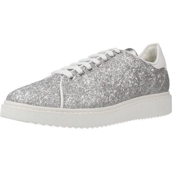 Buty GEOX D THYMAR C Srebrny. Szare trekkingi Geox, z gumy, trekkingowe. Za 367.99 zł.