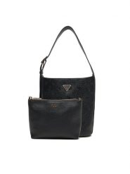 Guess Torebka Cresidia II HWPD98 88040 Czarny. Czarne torebki klasyczne Guess, z aplikacjami, ze skóry, bez dodatków. Za 679.99 zł.