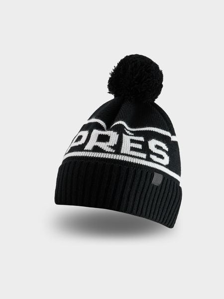 4F Czapka zimowa z dodatkiem wełny damska - czarna M. Czarne czapki 4f, bez wzorów, z wełny. Za 89.99 zł.