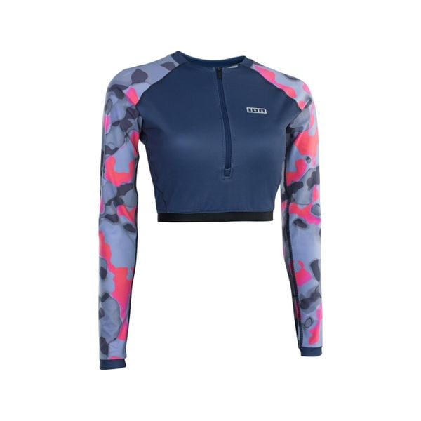 Koszulka surfingowa damska Shorty ION LS capsule pink. Niebieskie bluzki ION, l, bez wzorów, z lycry, sportowe, bez kołnierzyka, bez ramiączek. Za 159.99 zł.