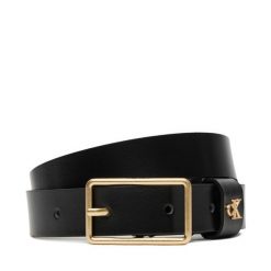 Pasek Damski Calvin Klein. Czarne paski Calvin Klein, bez wzorów. Za 219.99 zł.