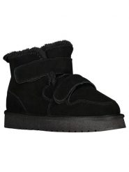 Geographical Norway Botki zimowe "Oscratch" w kolorze czarnym rozmiar: 39. Czarne botki Geographical Norway, na zimę, bez wzorów, z futra, bez obcasa, bez zapięcia. Za 161.95 zł.