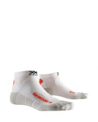 Skarpety biegowe X-SOCKS RUN DISCOVERY 4.0. Brązowe skarpety X Socks, bez wzorów, z materiału. Za 45.00 zł.