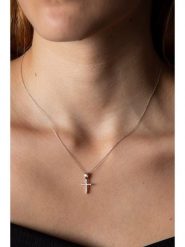 Lodie Silver Srebrny naszyjnik z zawieszką - dł. 42 cm rozmiar: onesize. Szare naszyjniki Lodie Silver, z cyrkonią, srebrne. Za 50.95 zł.