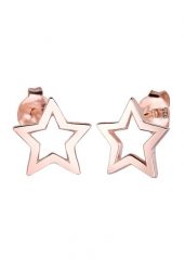 Elli Damskie Star Cut-Out Astro Look Basic Trend w srebra próby 925 Kolczyki 1 ct. Szare kolczyki Elli, srebrne. Za 143.99 zł.
