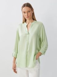 Someday. Bluzka w kolorze zielonym rozmiar: 36. Zielone bluzki someday., bez wzorów, z wiskozy, bez kołnierzyka, bez ramiączek. Za 187.99 zł.