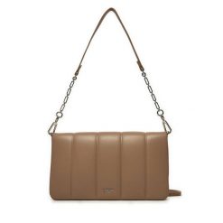 Torebka Calvin Klein. Brązowe torebki klasyczne Calvin Klein, bez wzorów, bez dodatków. Za 299.99 zł.