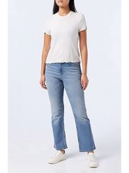 Wrangler Dżinsy "Lunar Moon" - Flare fit - w kolorze błękitnym rozmiar: W29/L34. Niebieskie jeansy Wrangler, l, z aplikacjami. Za 159.95 zł.