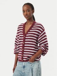 Roxy Kardigan Deep As The Ocean EBJSW00157 Bordowy Regular Fit. Czerwone kardigany Roxy, xs, bez wzorów, z syntetyku. Za 319.99 zł.
