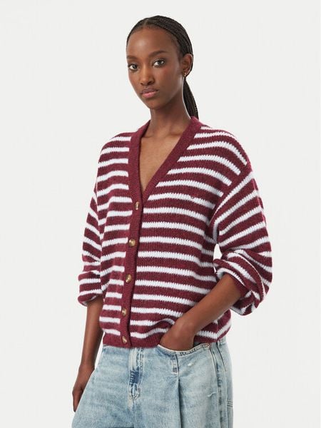 Roxy Kardigan Deep As The Ocean EBJSW00157 Bordowy Regular Fit. Czerwone kardigany Roxy, xs, bez wzorów, z syntetyku. Za 319.99 zł.