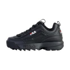 Buty sportowe Sneakersy damskie, Fila Disruptor Low Wmn. Czarne obuwie sportowe Fila, z materiału, bez zapięcia, trekkingowe. W wyprzedaży za 288.50 zł.