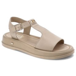 Beżowe Sandały Karino Modne Obuwie Damskie. Brązowe sandały Karino, bez wzorów, ze skóry, eleganckie, bez obcasa, na płaskiej podeszwie, bez zapięcia. Za 329.00 zł.