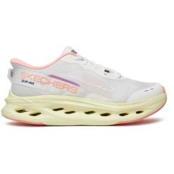 Buty sportowe damskie Skechers Max Cushioning Glide. Białe obuwie sportowe Skechers, bez zapięcia. Za 490.00 zł.