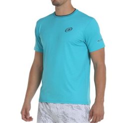 Bullpadel Meira T-shirt. Niebieskie t-shirty bullpadel, bez wzorów, bez kołnierzyka, bez ramiączek. W wyprzedaży za 160.30 zł.