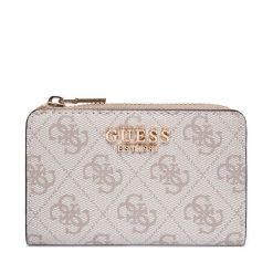 Mały Portfel Damski Guess. Brązowe portfele Guess, z aplikacjami. Za 239.99 zł.