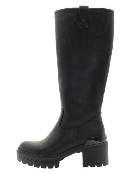 U.S. Polo Assn. Kozaki w kolorze czarnym rozmiar: 35. Czarne kozaki U.S. Polo Assn., na zimę, bez obcasa, bez zapięcia. Za 266.66 zł.