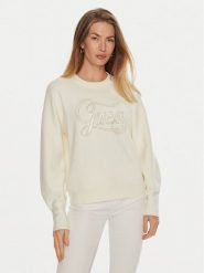 Guess Sweter Laura W4BR07 Z26I2 Écru Regular Fit. Swetry Guess, m, z aplikacjami, z wiskozy, bez ramiączek. Za 269.99 zł.