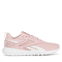 Buty do biegania Reebok. Czerwone obuwie sportowe Reebok, bez zapięcia, do biegania. Za 279.99 zł.